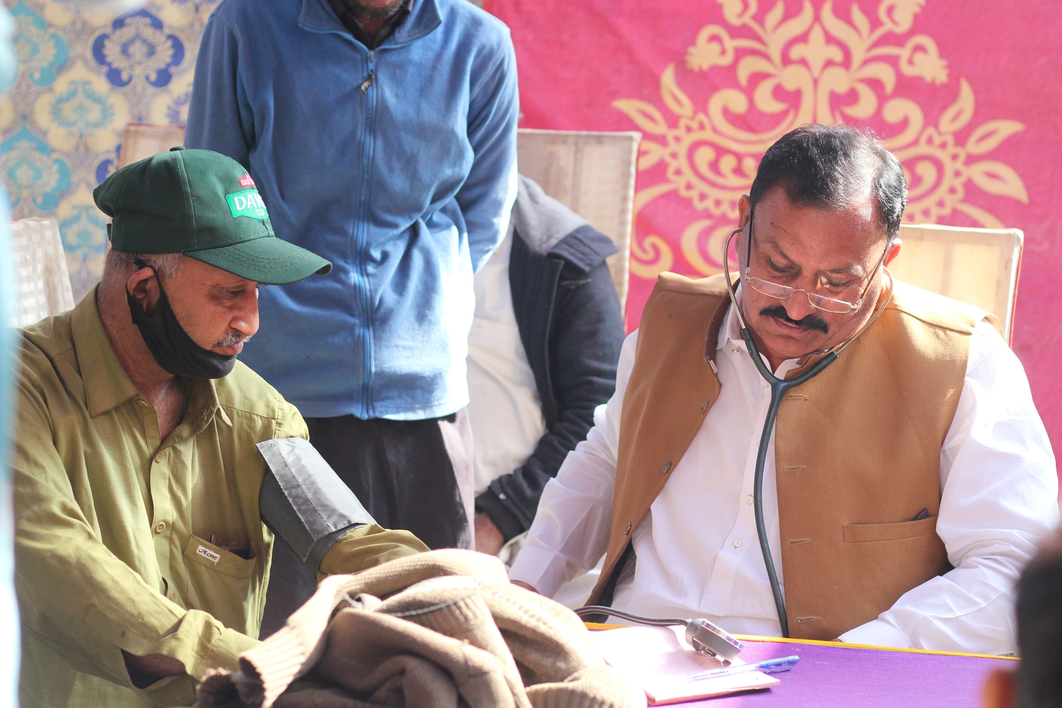 A free medical camp was organized in Bawany sugar Mills Colony Talhar